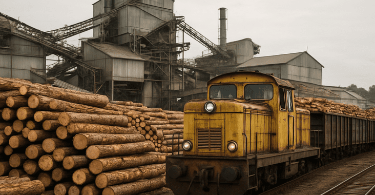 Zastosowanie koleji w przemyśle drzewnym